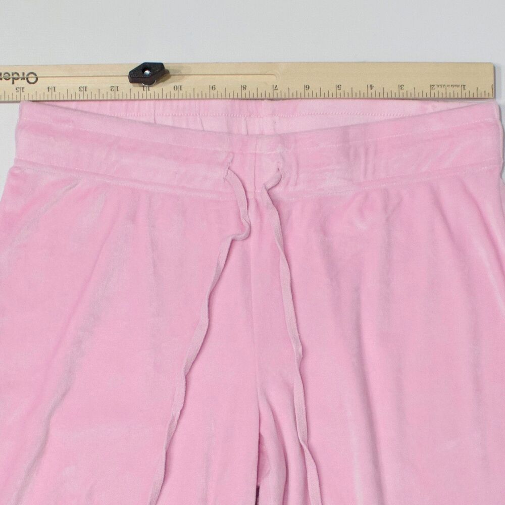 Juicy Couture Sleepwear Classic Velour Bling 2-Piece Pajama Set Pink Women Sz. M - Picture 15 of 15